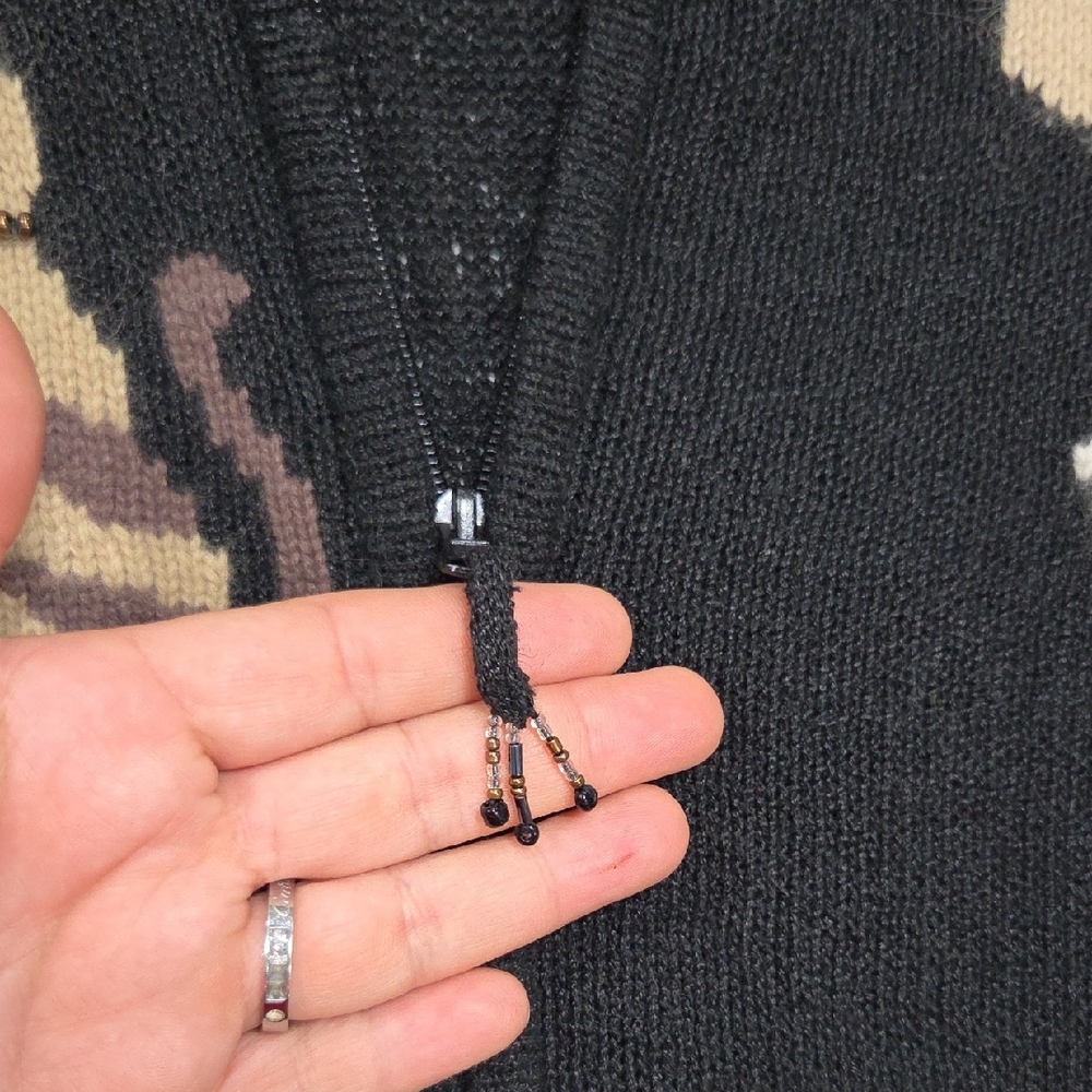 Coldwater Creek Black Sweater with Cat Design - Picture 8 of 10